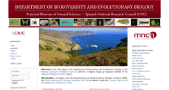Desktop Screenshot of beb-mncn.es